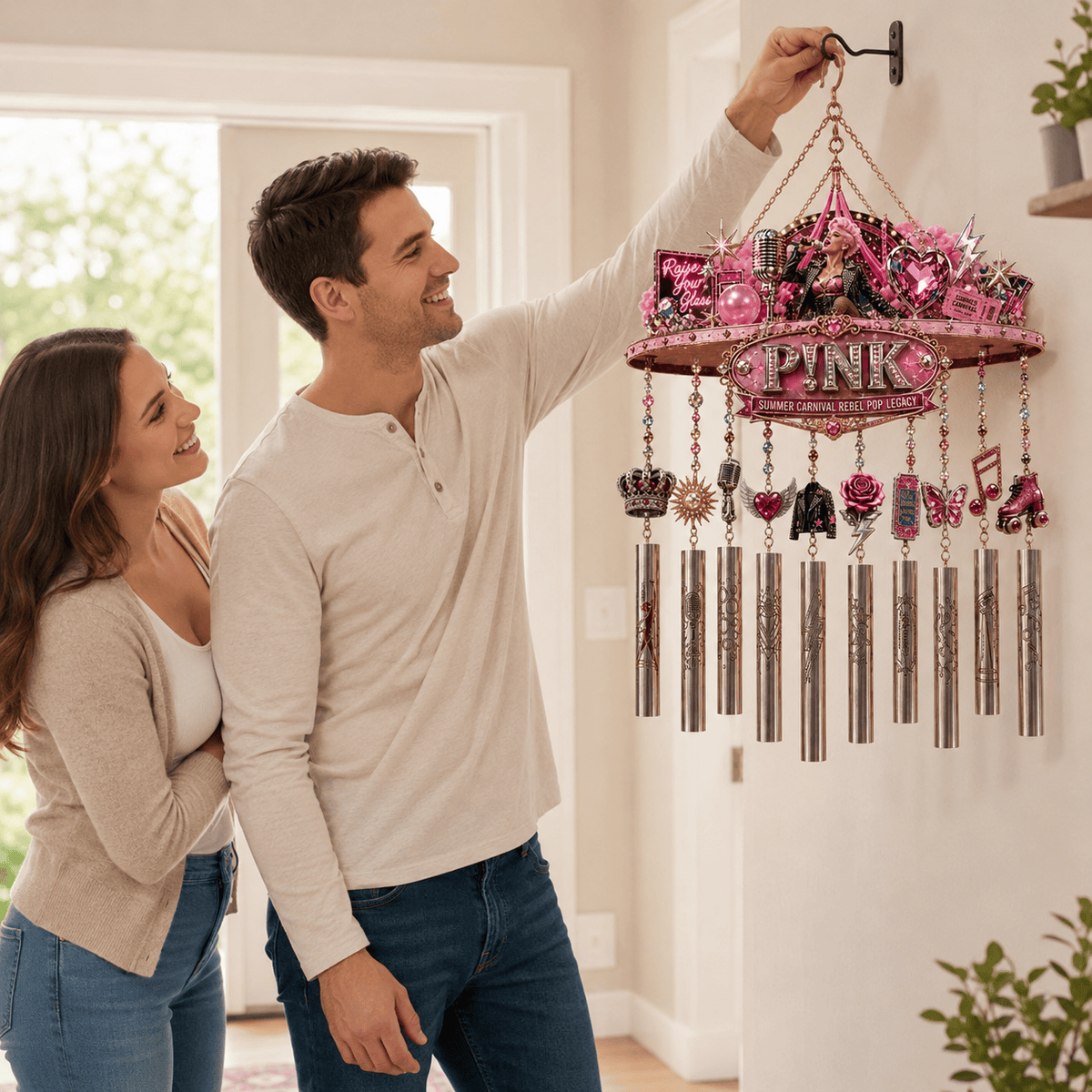 Premium PNK Wind Chime TTNL