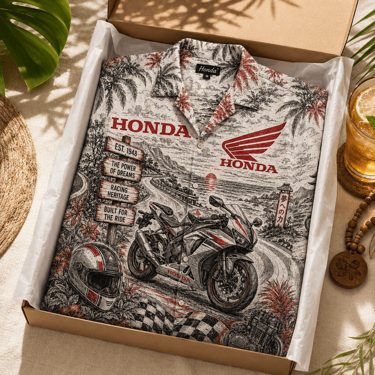 PREMIUM HND HAWAIIAN SHIRT LNTH