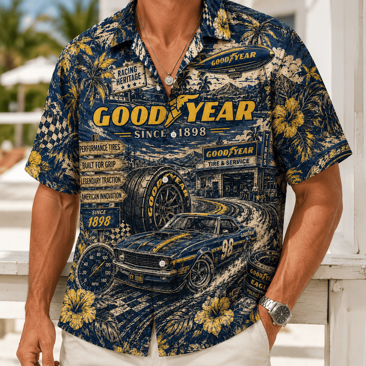 PREMIUM GDYR HAWAIIAN SHIRT LNTH