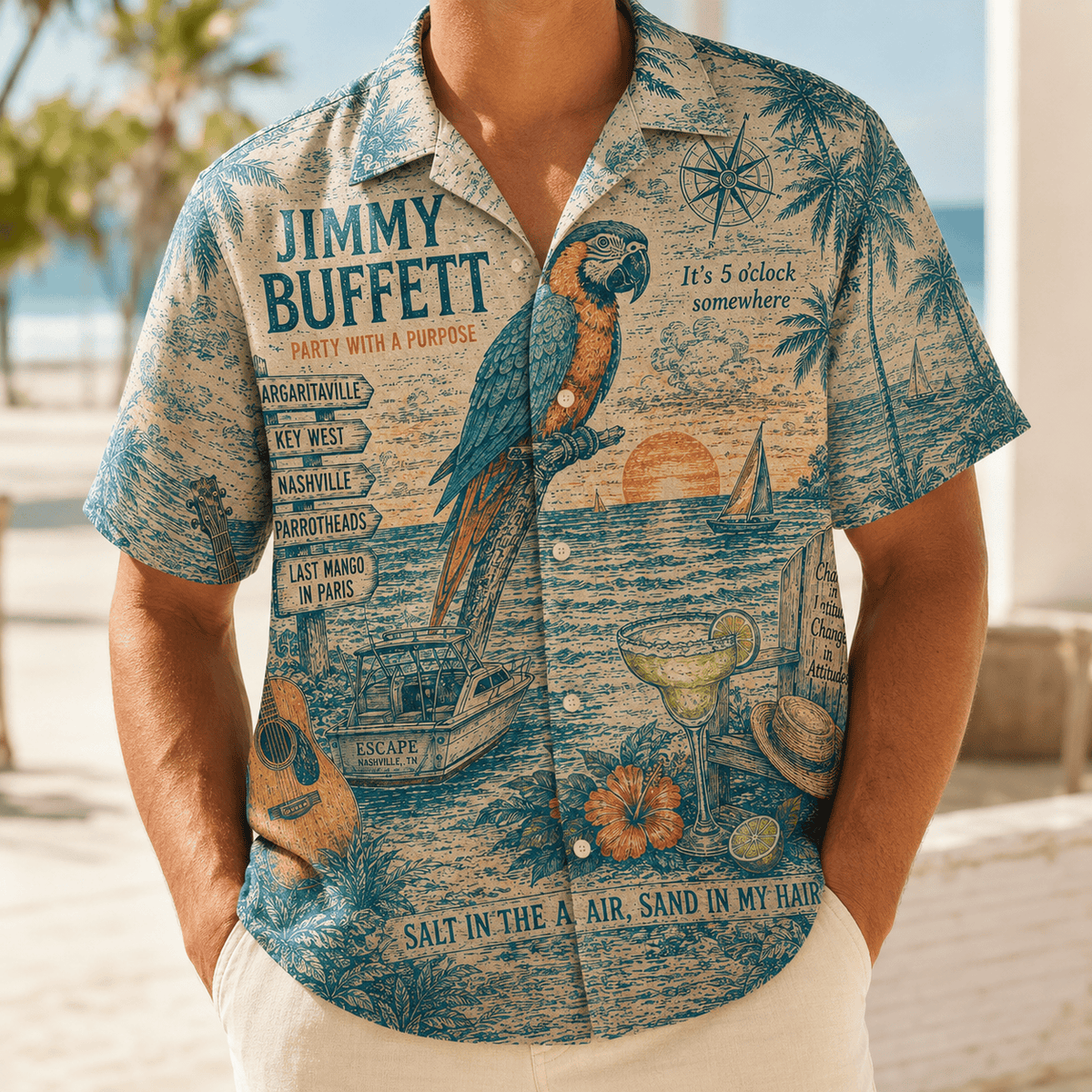 PREMIUM JBT HAWAIIAN SHIRT TTNL