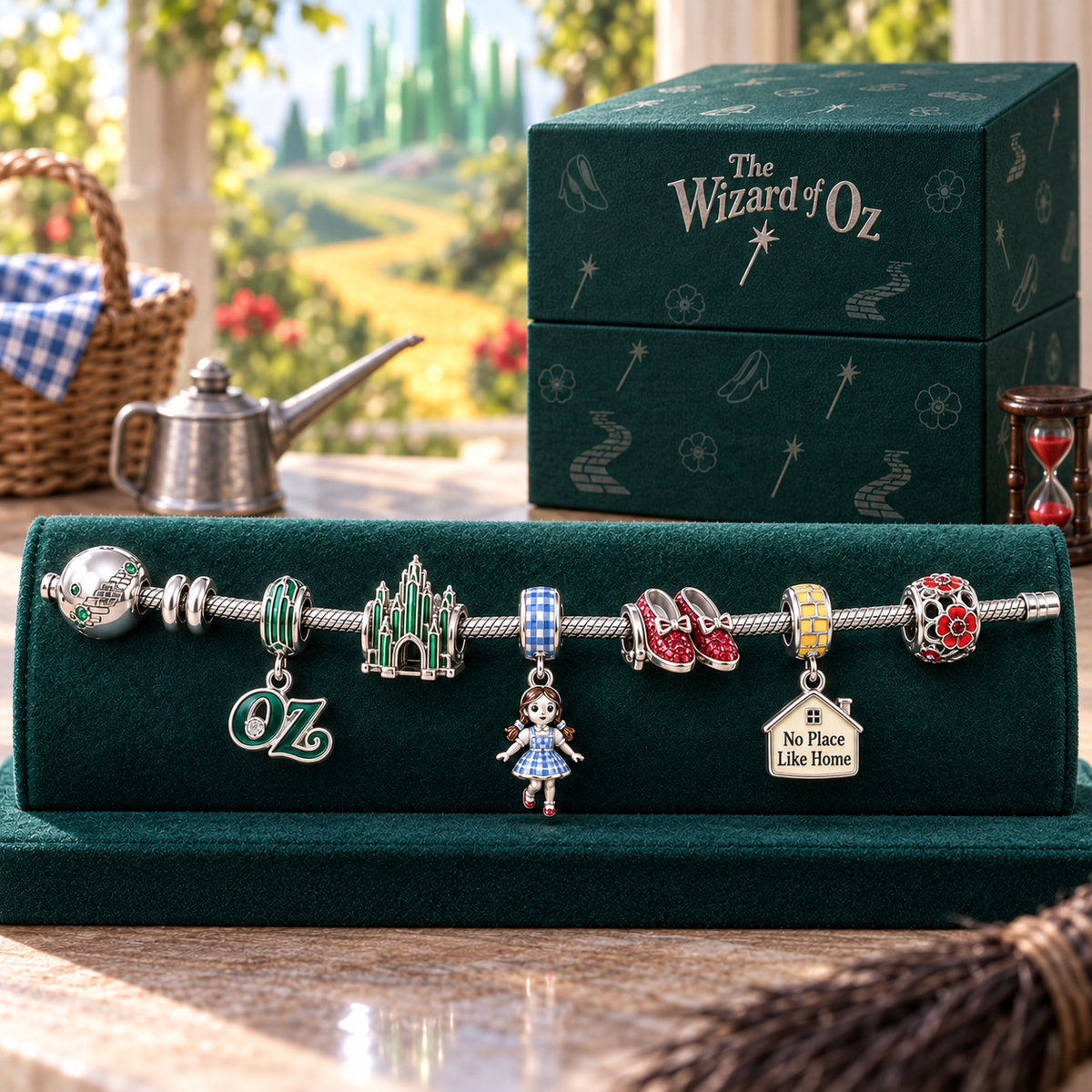 TWOZ Silver Charm Bracelet Set HQH