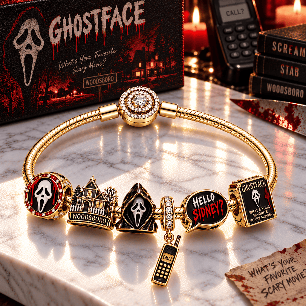 SCRE Gold Charm Bracelet Set PTT