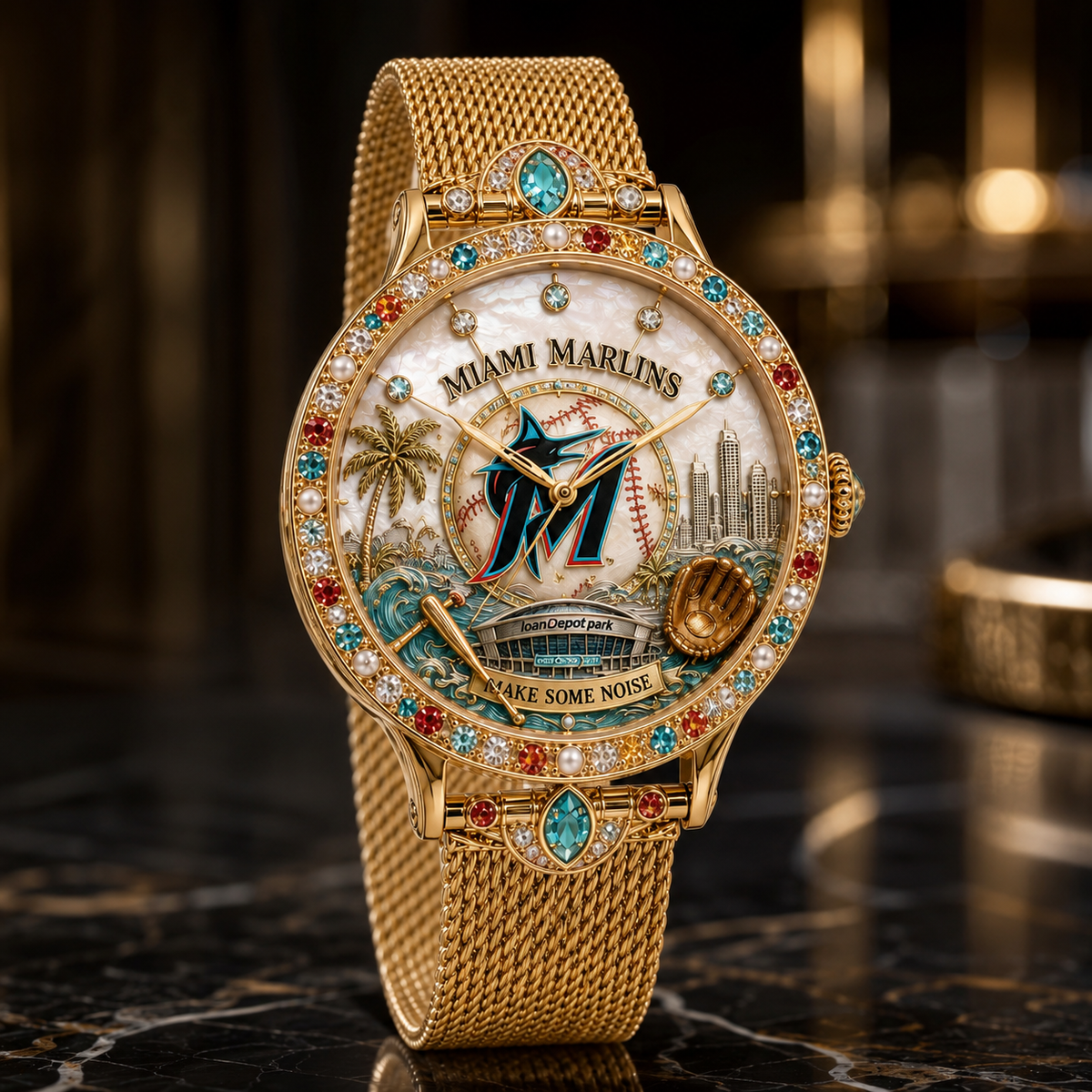 MMA Premium Miami Marlins Watch NTVA